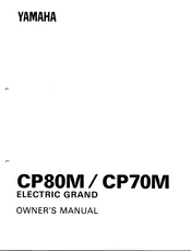 Yamaha CP70M Owner's Manual