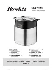 Rowlett GM819 Instruction Manual