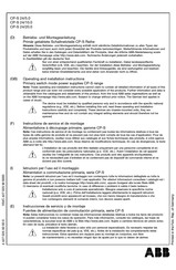 ABB CP-S 24/5.0 Operating And Installation Instructions