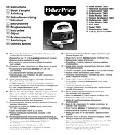 Fisher-Price 73801 Instructions Manual
