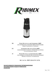 Ribimex 511726 User And Maintenance Manual