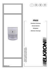 Elkron IR600 Installation, Programming And Functions Manual