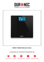 Duronic BS203 Manual