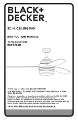 Black & Decker BCF5262R Instruction Manual