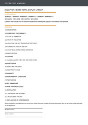 Victor SEH150ED2 Operating Manual