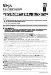 Ninja SMOOTHIEiQ CO750B Owner's Manual