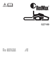 RedMax GZ7100 Operator's Manual