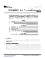 Texas Instruments TPA2034D1 User Manual