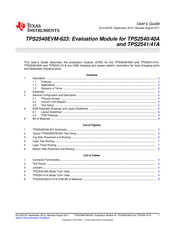 Texas Instruments TPS2540EVM-623 User Manual