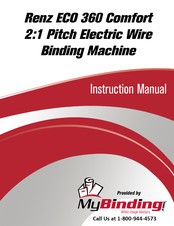 Renz ECO 360 Comfort Instruction Manual