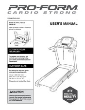 Pro-Form CARDIO STRONG User Manual