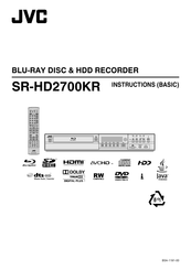 JVC SR-HD2700KR Instruction Manual