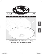 Hunter 90057 Instructions Manual