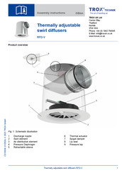 Trox Technik RFD-V 200 Assembly Instructions Manual