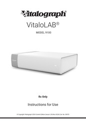 Vitalograph VitaloLAB 9100 Instructions For Use Manual