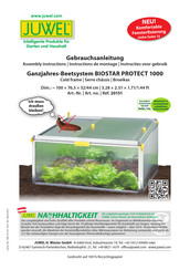 juwel Biostar Protect 1000 Assembly Instructions Manual