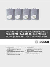 Bosch FAS-420-TP1-SL Installation Manual