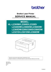 Brother HL-L2260D Service Manual