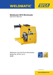 WIA Weldmatic W19 Operator's Manual