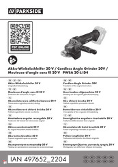 Parkside 497652 2204 Translation Of The Original Instructions