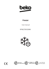 Beko RFNE276K32WN User Manual