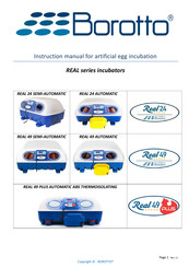 Borotto REAL 49 PLUS AUTOMATIC Instruction Manual
