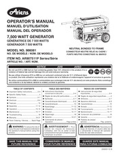 Ariens 986061 Operator's Manual