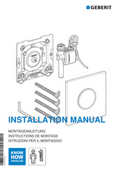Geberit Sigma 01 Installation Manual