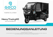 Geco Heavy Truck gXC User Manual