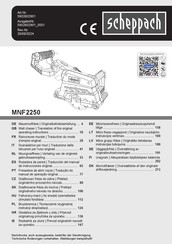 Scheppach MNF2250 Operating Instructions Manual