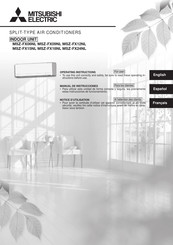Mitsubishi Electric MSZ-FX12NL Operating Instructions Manual