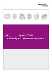 EM-Technik 7G300FF143838PF Assembly And Operation Instructions Manual