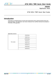 ARTERY AT32 Quick Start Manual