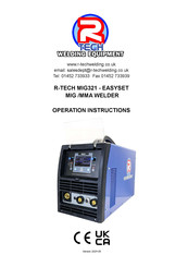 R-Tech R-TECH MIG321 Operation Instructions Manual