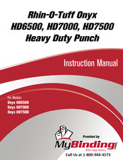 Rhin-O-Tuff OD 3500 Instruction Book
