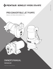 Pentair MYERS HJ Owner's Manual