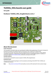 Infineon TLE994 Series User Manual