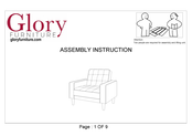 Glory Furniture Andrews G833A-C Assembly Instruction Manual