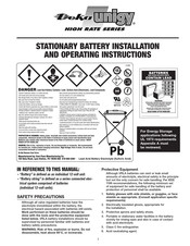 EAST PENN 31HR5000 Installation And Operating Instructions Manual