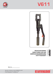 Elpress V611 Directions For Use Manual