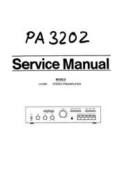 LENCO PA3202 Service Manual