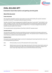 Infineon EVAL-DCLINK-DPT Getting Started Manual