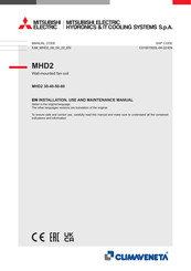 Mitsubishi Electric CLIMAVENTA MHD2 Instructions For Installation, Use And Maintenance Manual