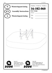 Sove 16-102-060 Assembly Instructions Manual