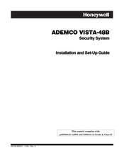 Honeywell ADEMCO VISTA-48B Installation And Setup Manual