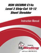 HSM SECURO C 14 Operating Instructions Manual