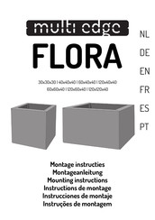 multi edge FLORA Mounting Instructions