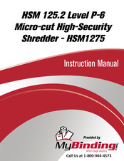 HSM 125.2 Operating Instructions Manual