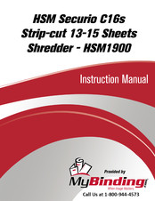 HSM Primo 900 Operating Instructions Manual