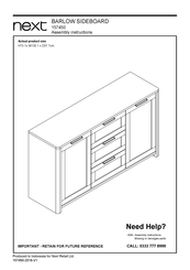 Next BARLOW 157450 Assembly Instructions Manual